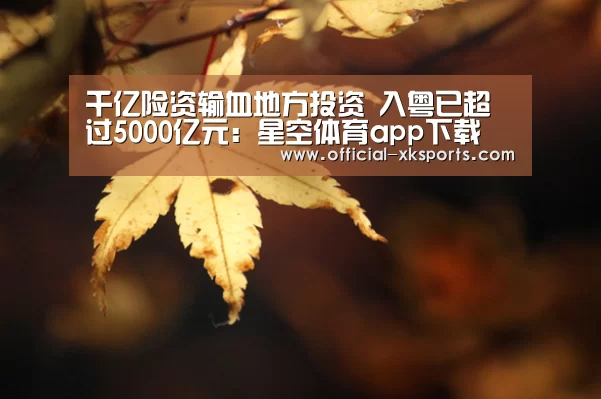 千亿险资输血地方投资 入粤已超过5000亿元:星空体育app下载(图3) 星空体育